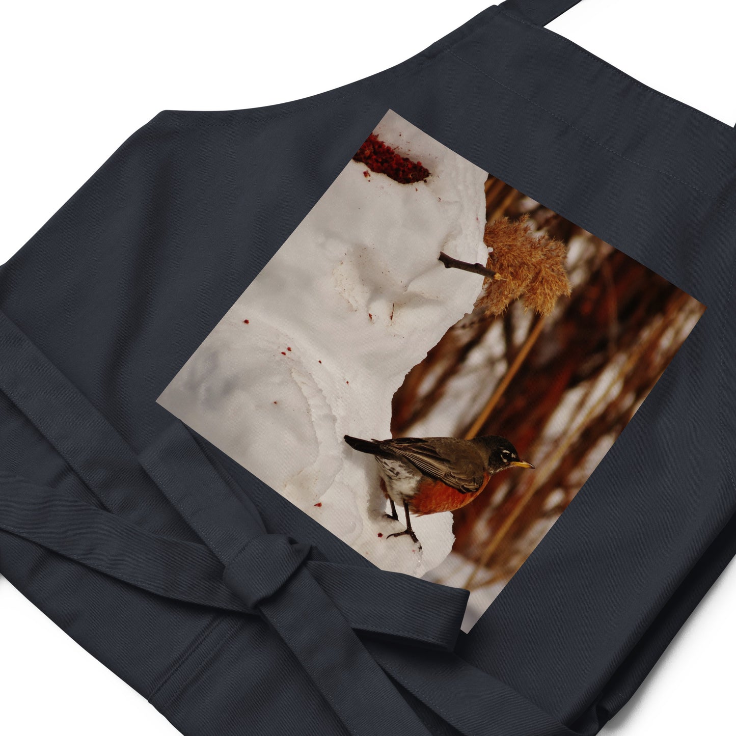 Organic Cotton Apron - Snowman & Robin