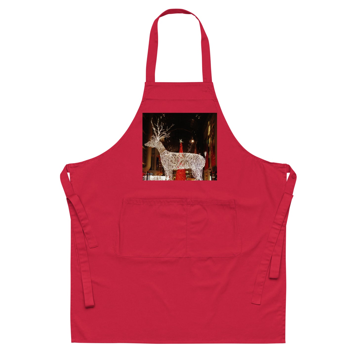 Organic Cotton Apron - Christmas Lights