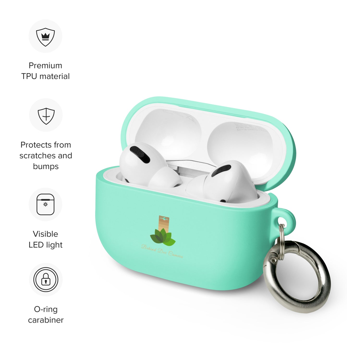 Rubber Case for AirPods® - Behind Dee Camera® logo