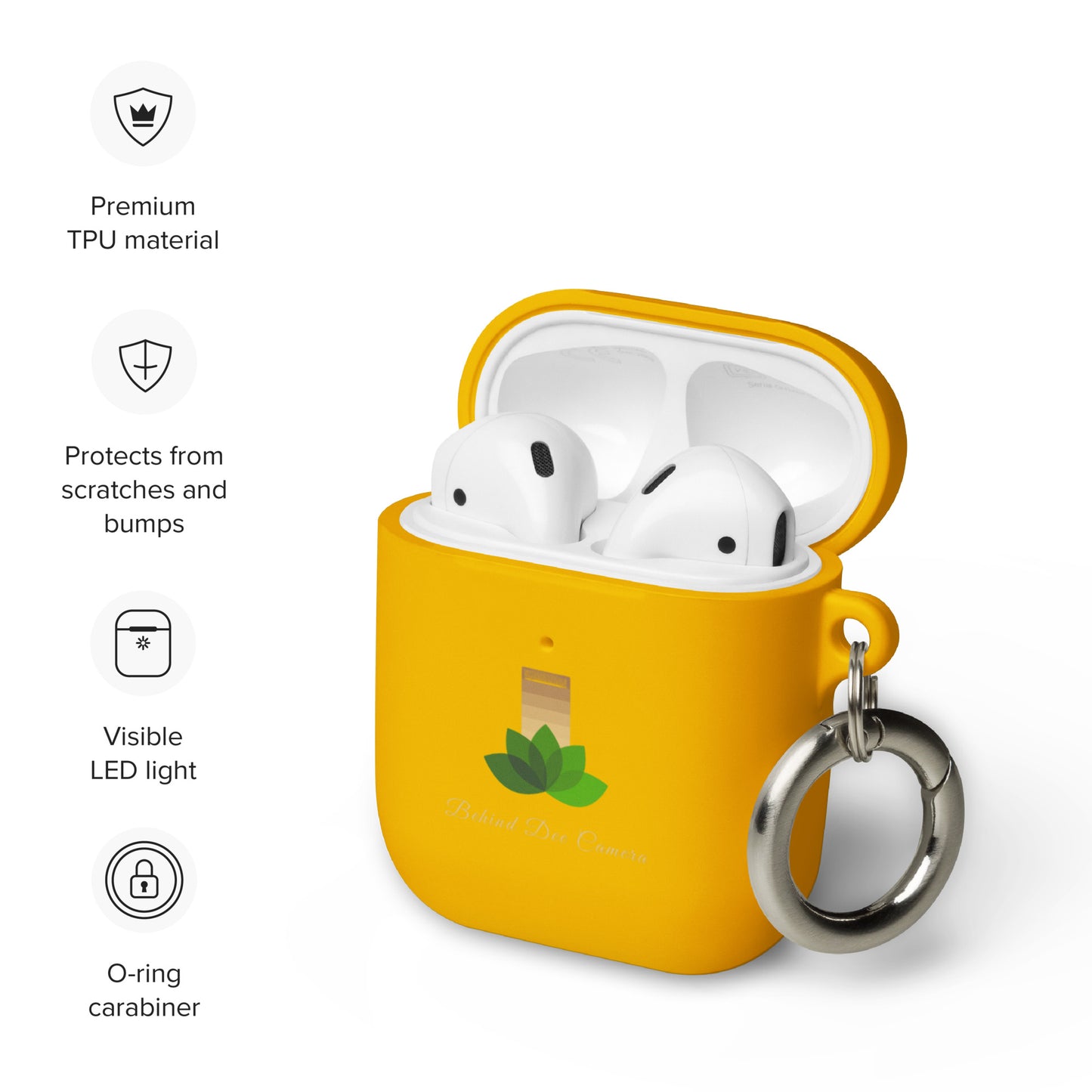 Rubber Case for AirPods® - Behind Dee Camera® logo