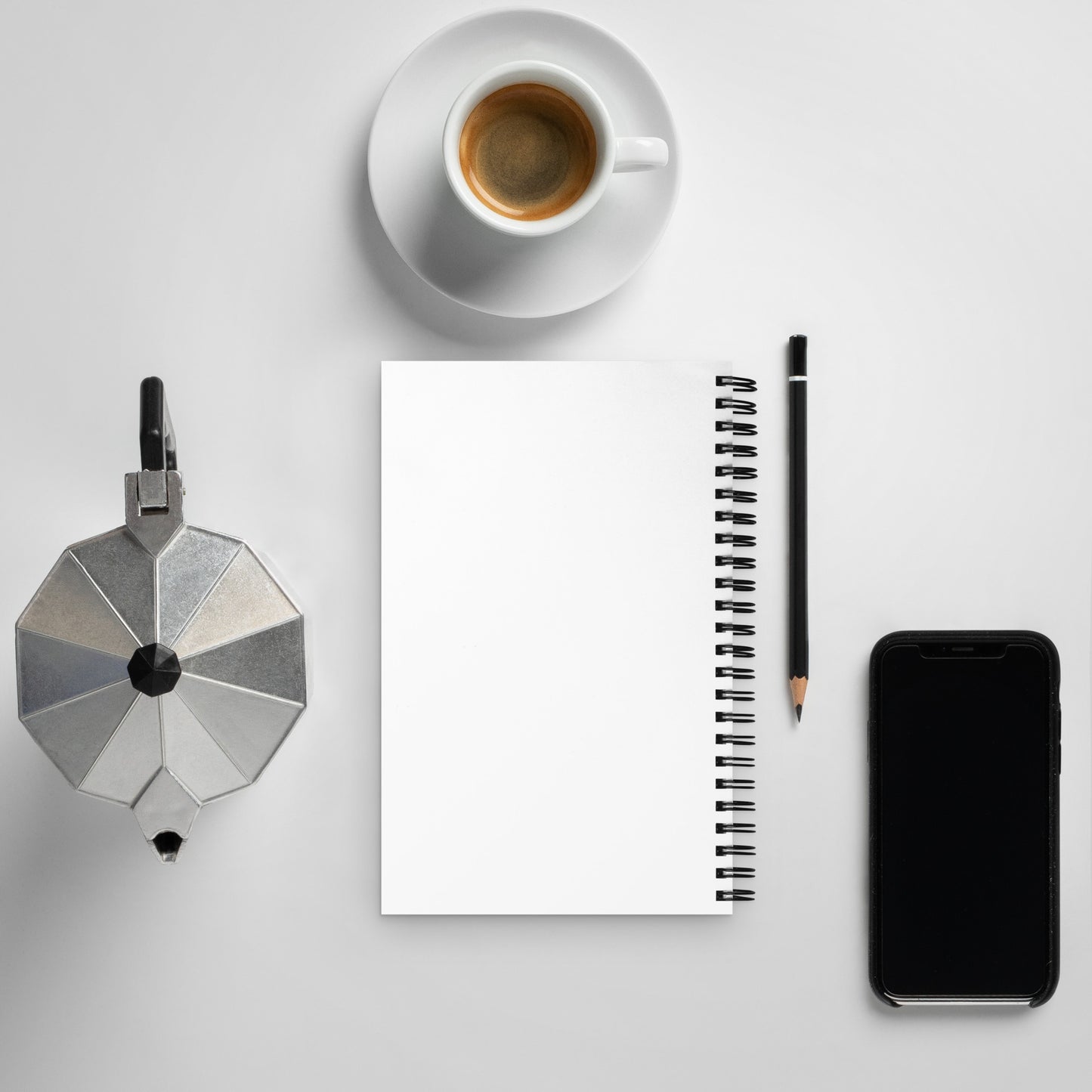 Spiral notebook - Single Red Rose