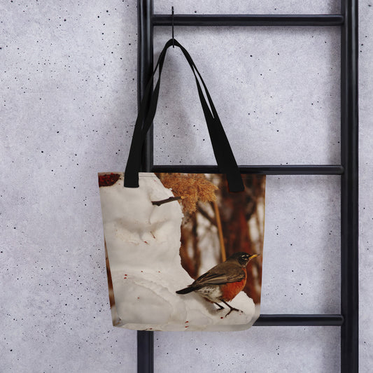 Sac fourre-tout - Bonhomme de neige et Robin