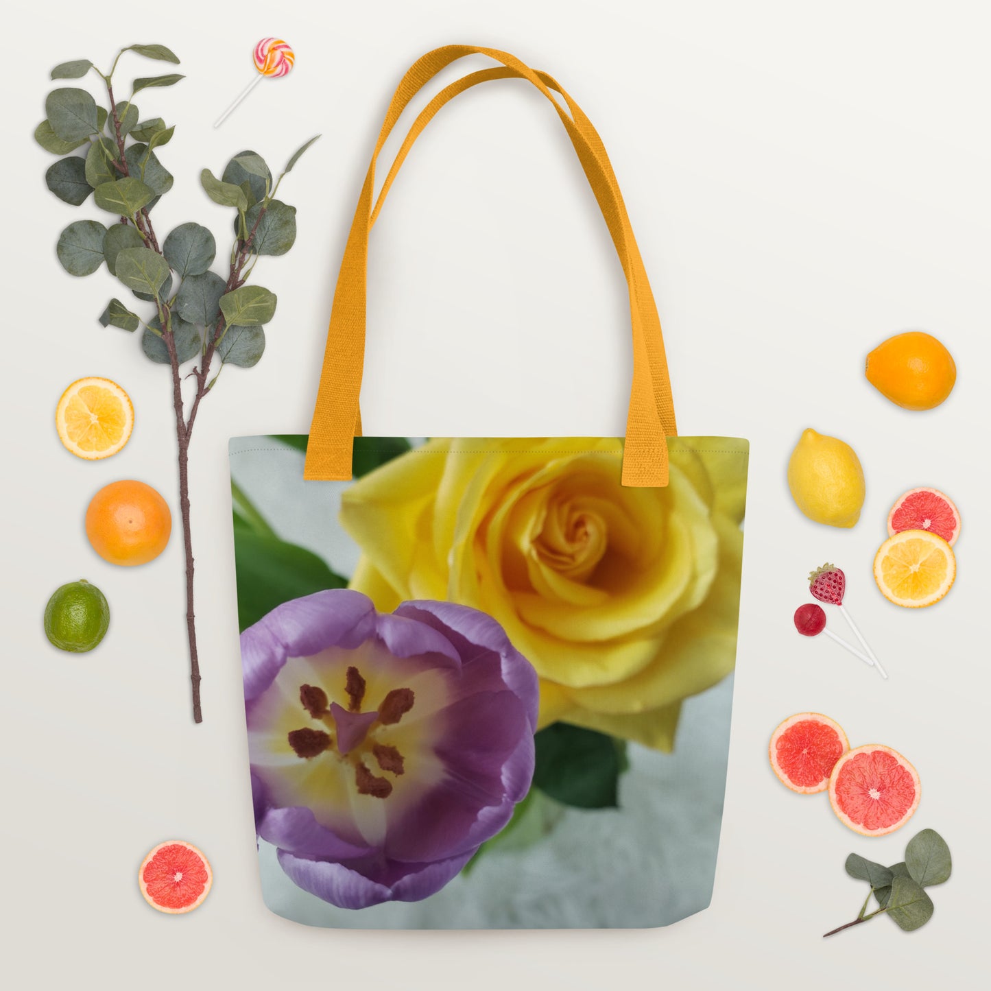 Tote bag - Tulip and Rose