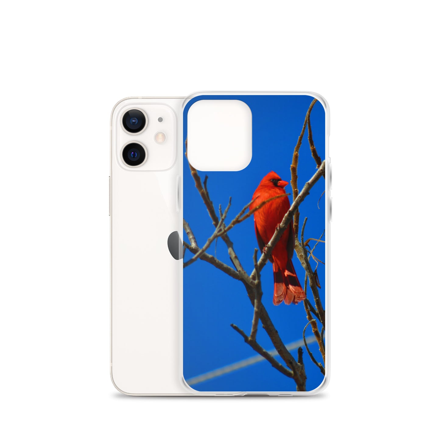 Clear Case for iPhone®- Red Cardinal