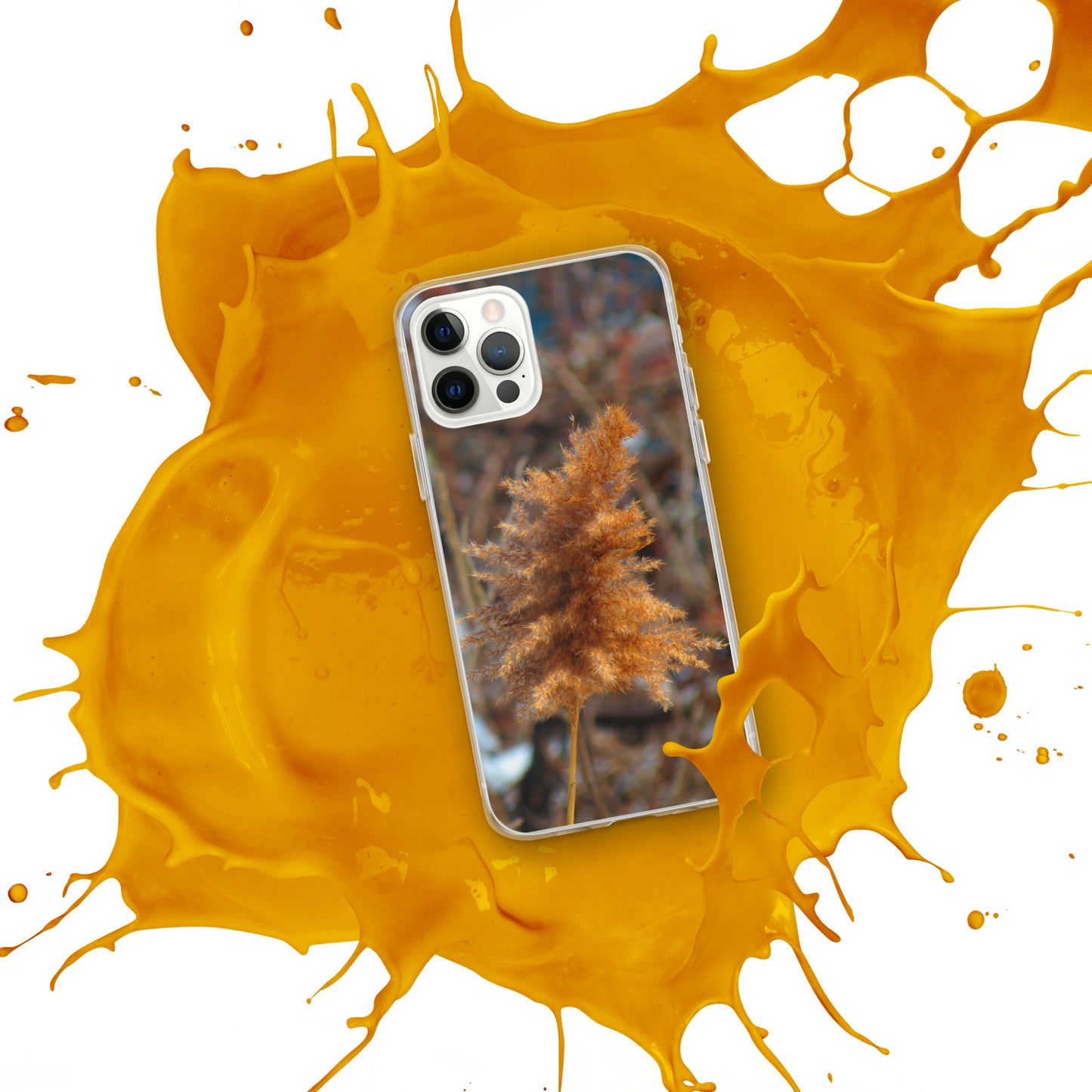 Clear Case for iPhone®- Fluffy Foliage