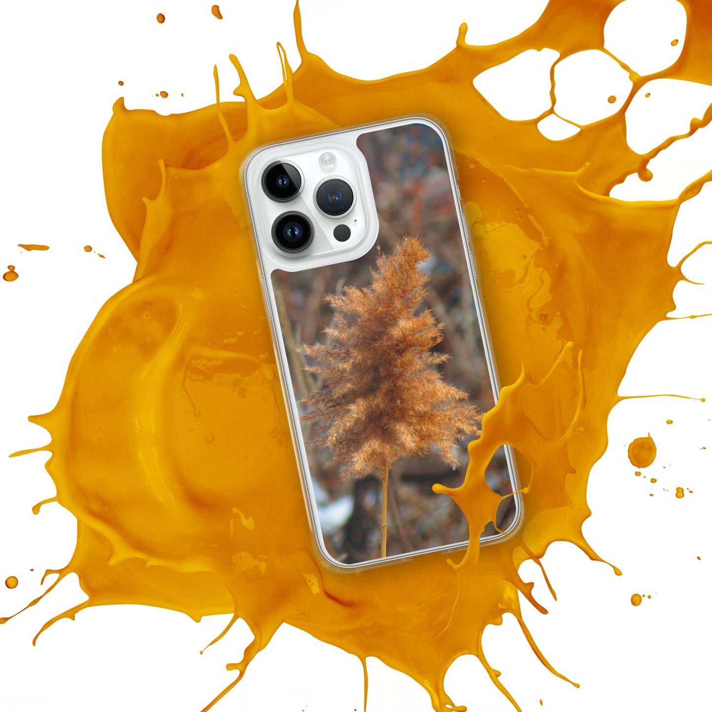 Clear Case for iPhone®- Fluffy Foliage