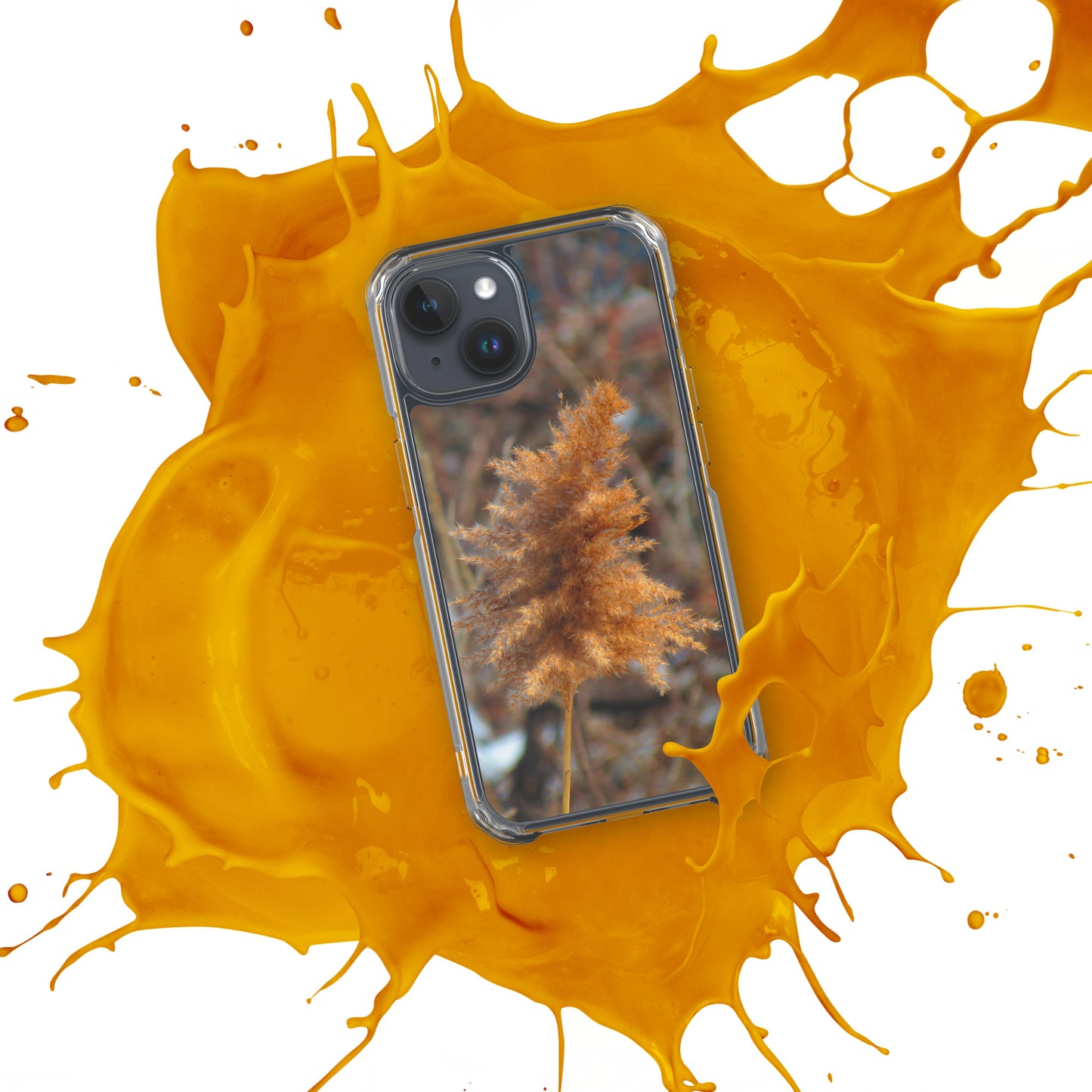 Clear Case for iPhone®- Fluffy Foliage