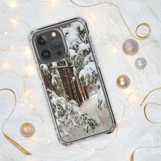 Clear Case for iPhone®- Winter Woods