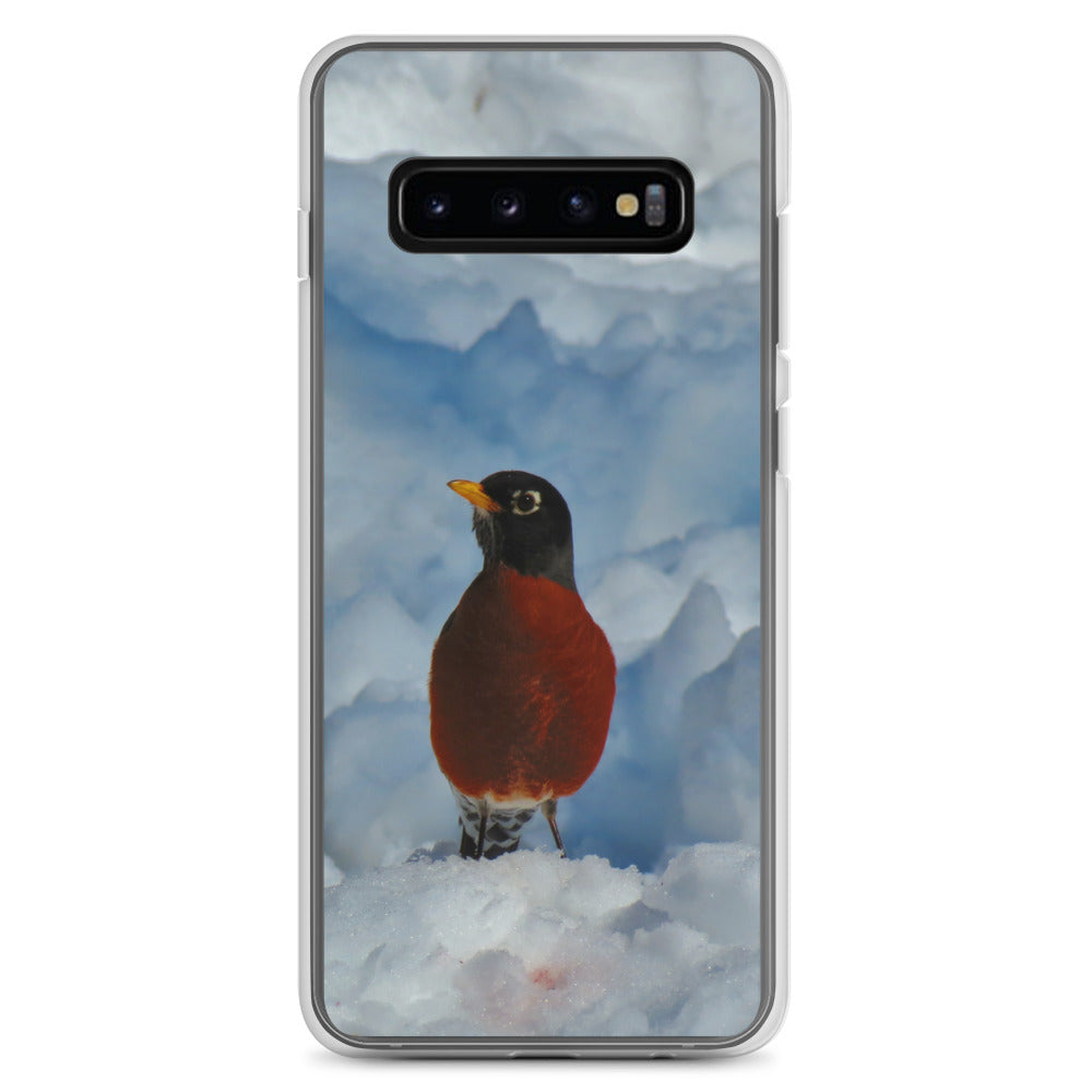 Funda transparente para Samsung® - Winter Robin