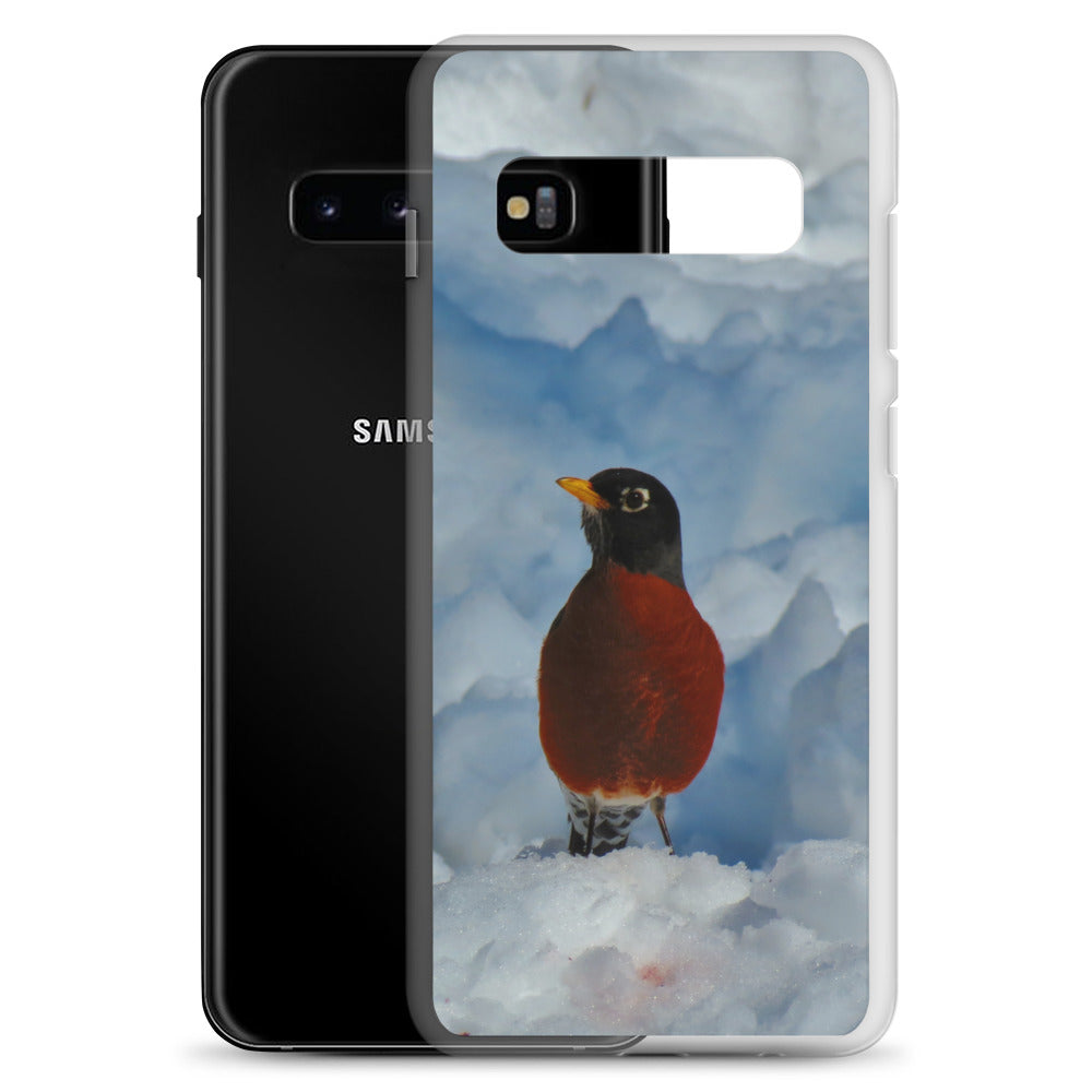 Étui transparent pour Samsung® - Winter Robin