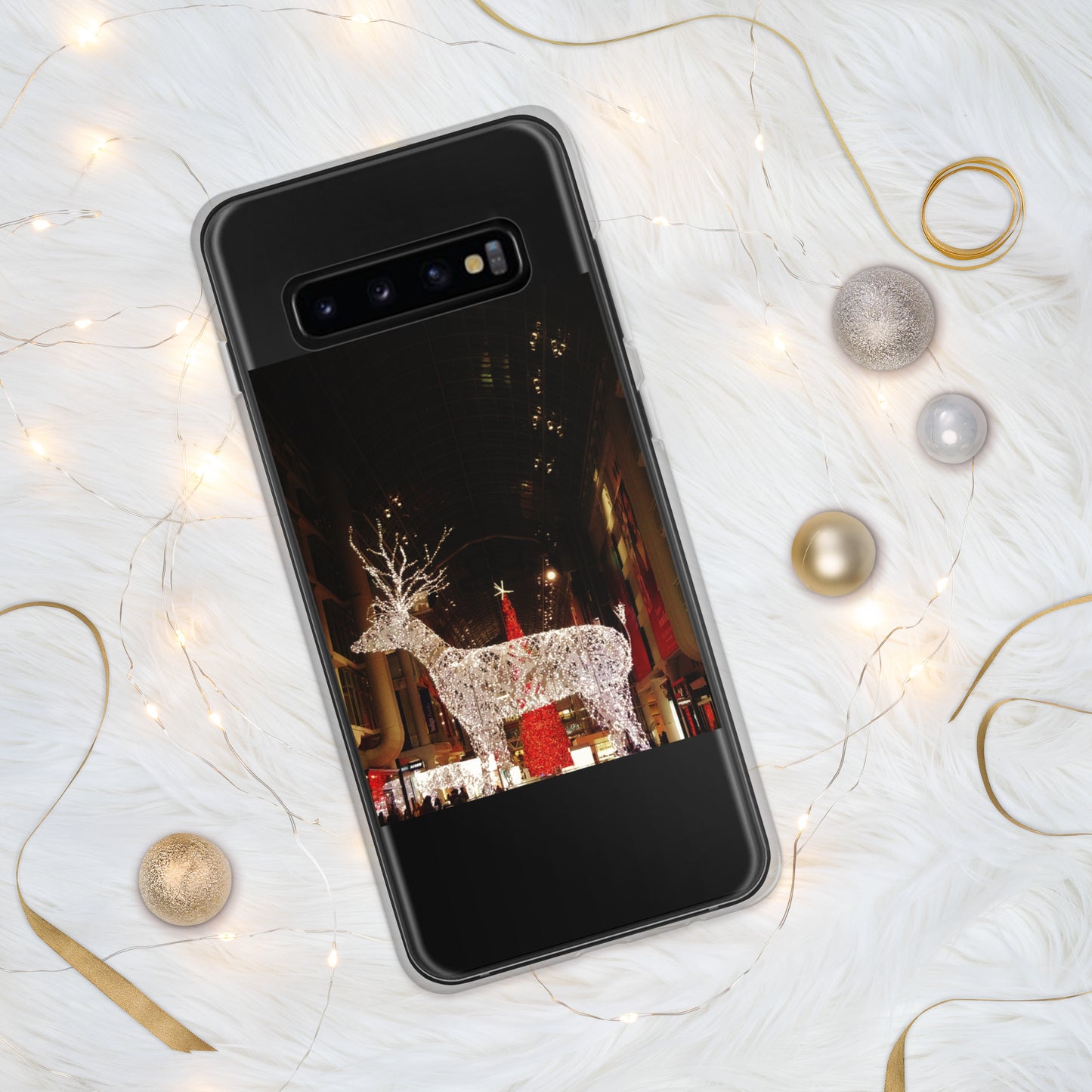 Étui transparent pour Samsung® - Lumières de Noël