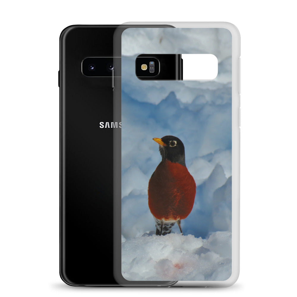 Étui transparent pour Samsung® - Winter Robin