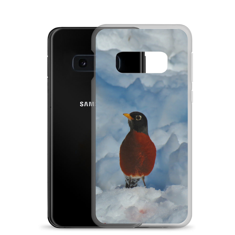 Étui transparent pour Samsung® - Winter Robin