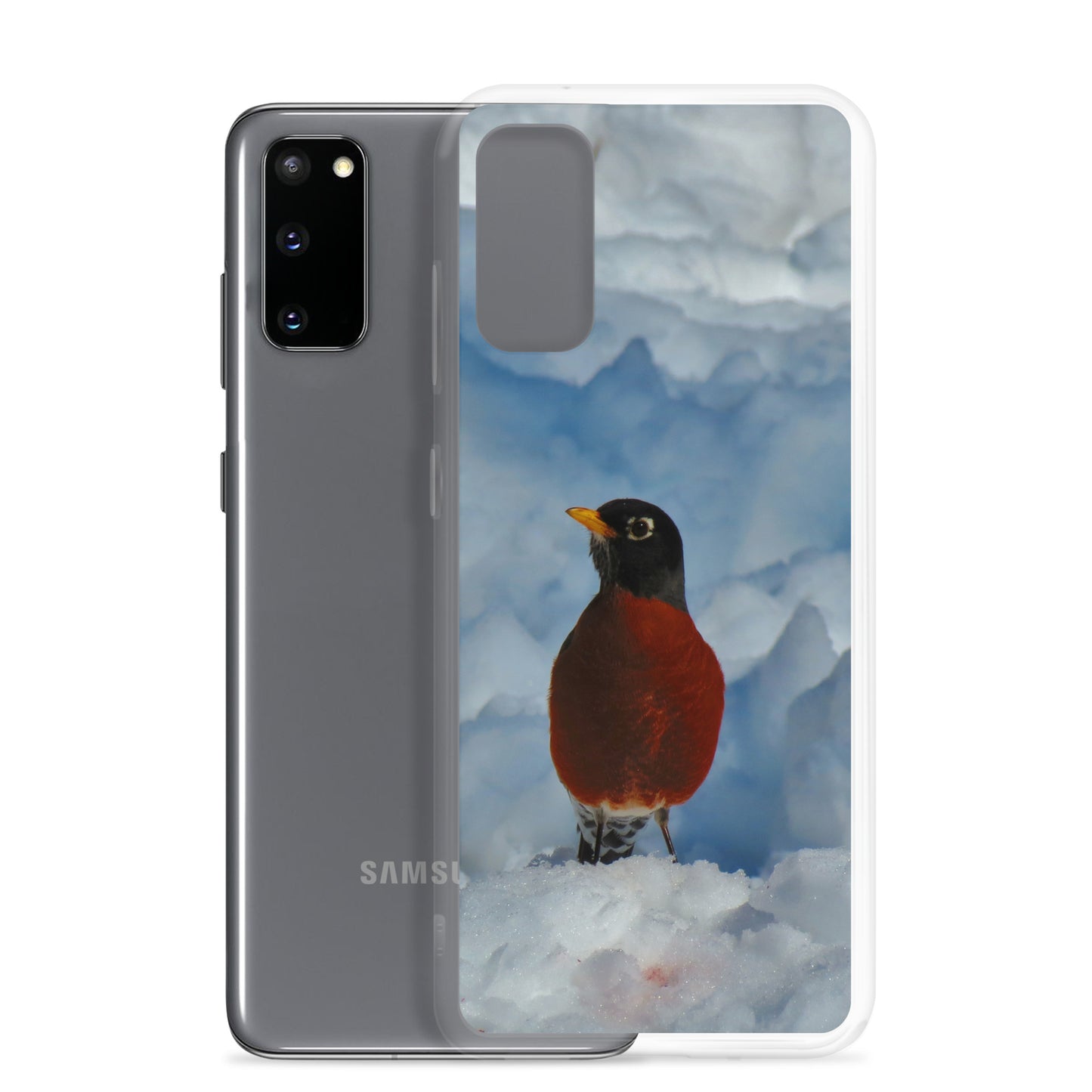 Étui transparent pour Samsung® - Winter Robin