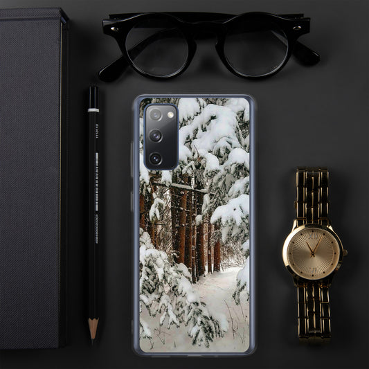 Étui transparent pour Samsung® - Snowy Woods