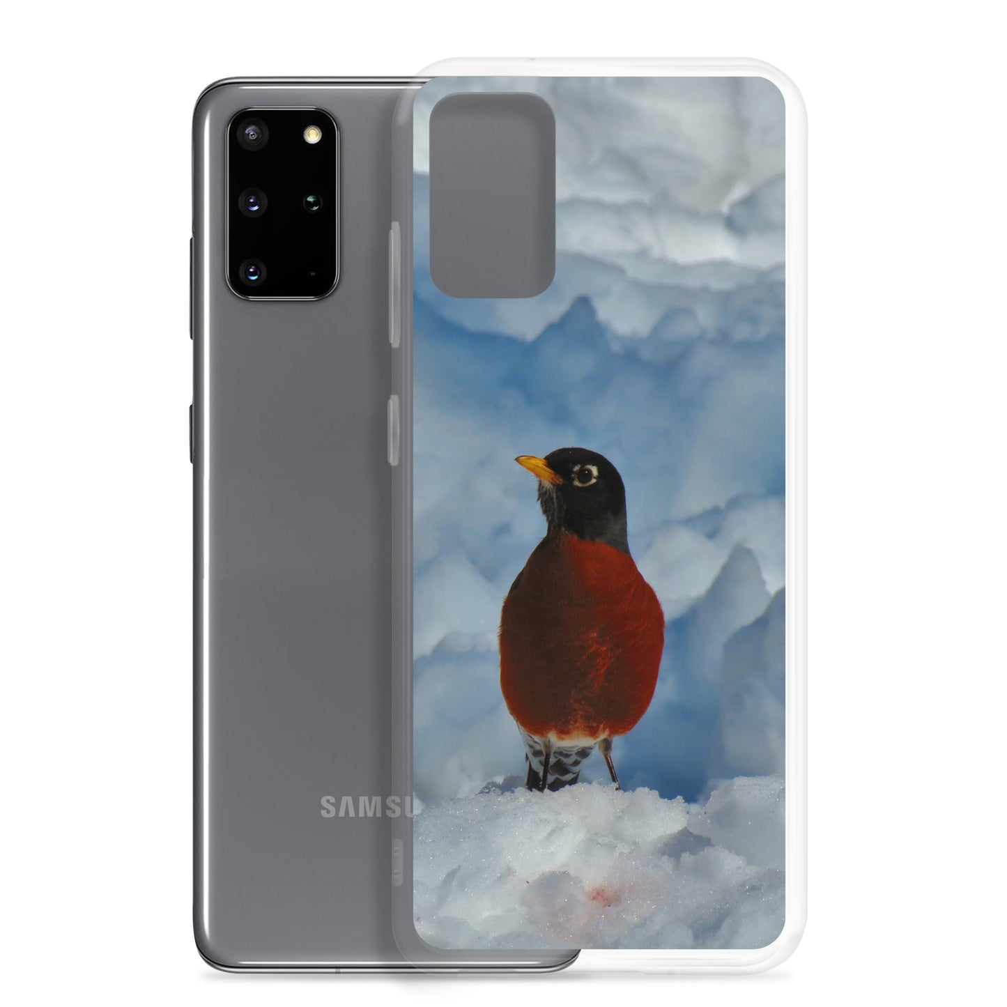 Funda transparente para Samsung® - Winter Robin