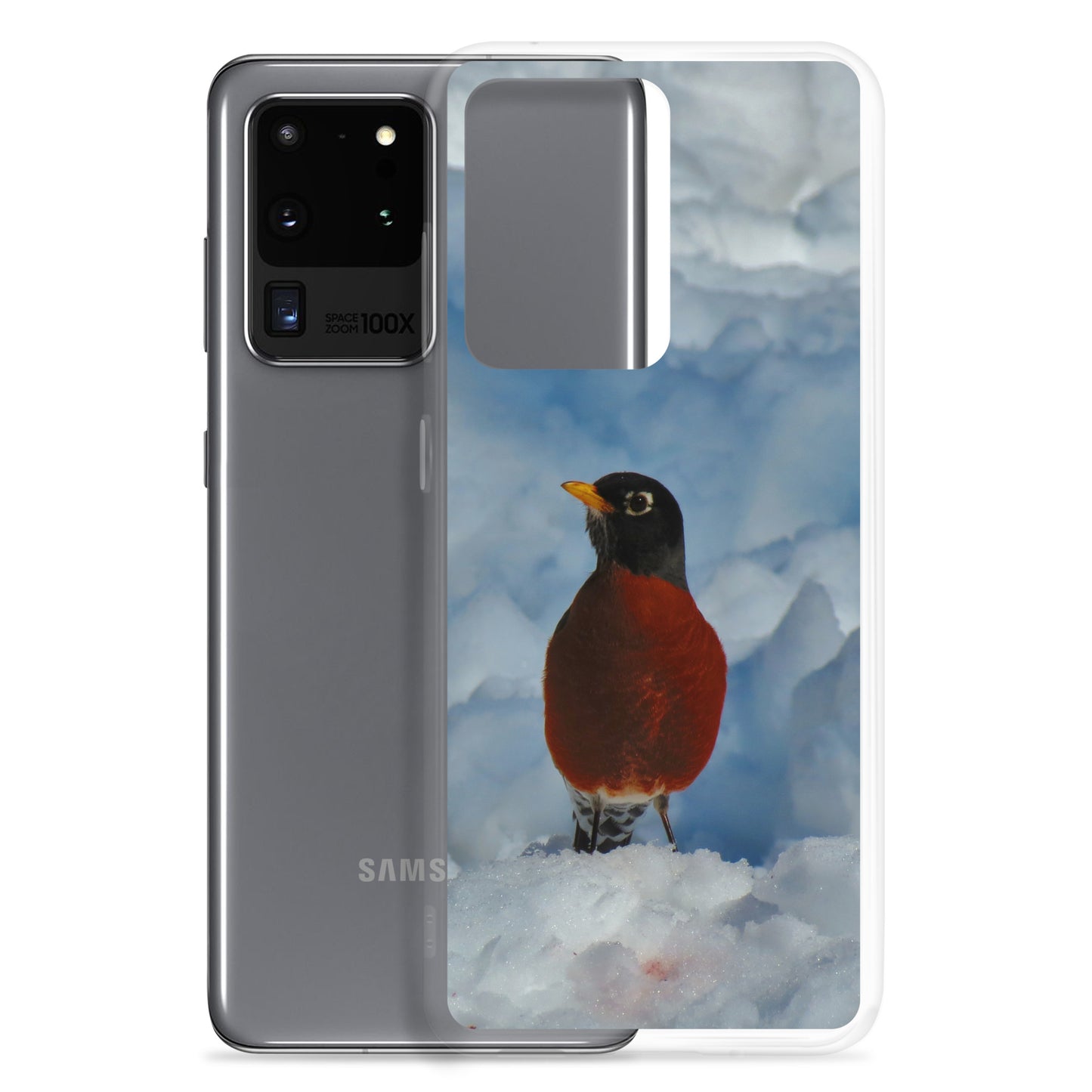 Funda transparente para Samsung® - Winter Robin