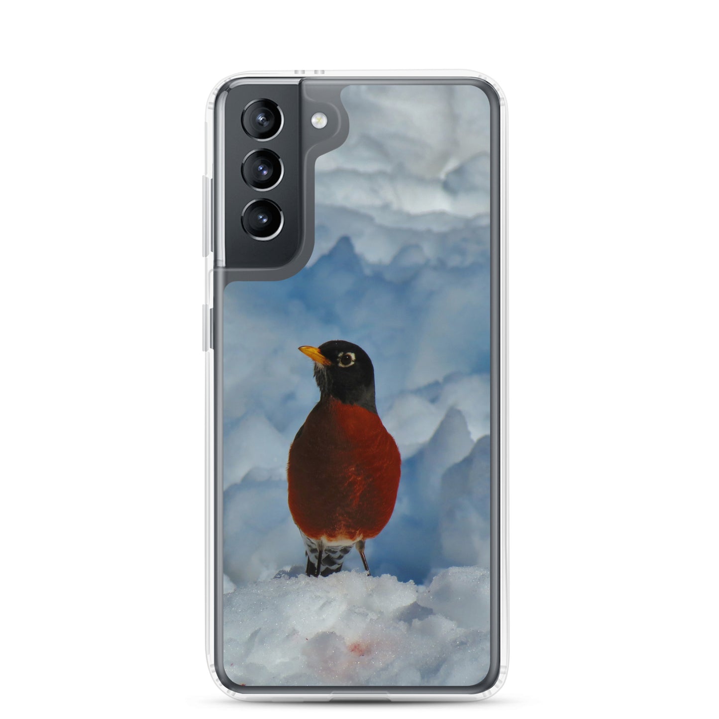 Funda transparente para Samsung® - Winter Robin