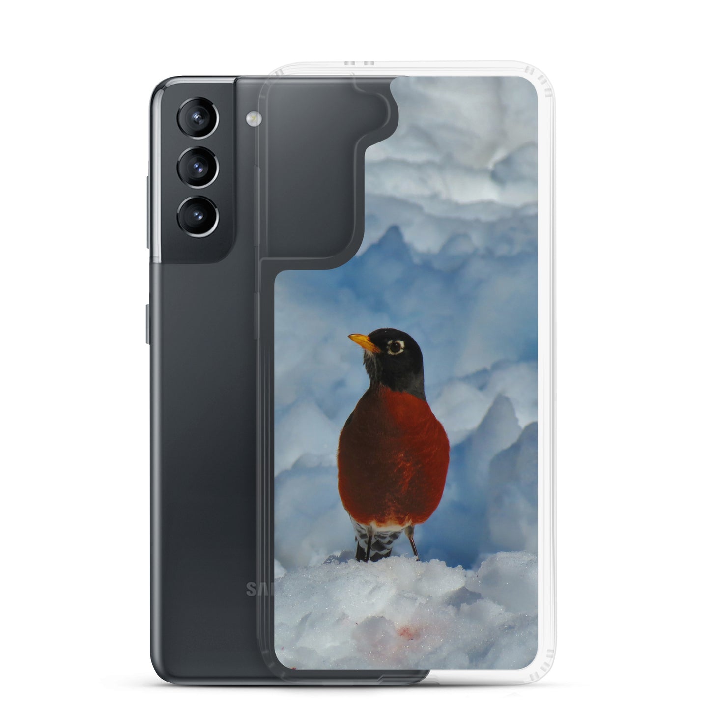 Étui transparent pour Samsung® - Winter Robin