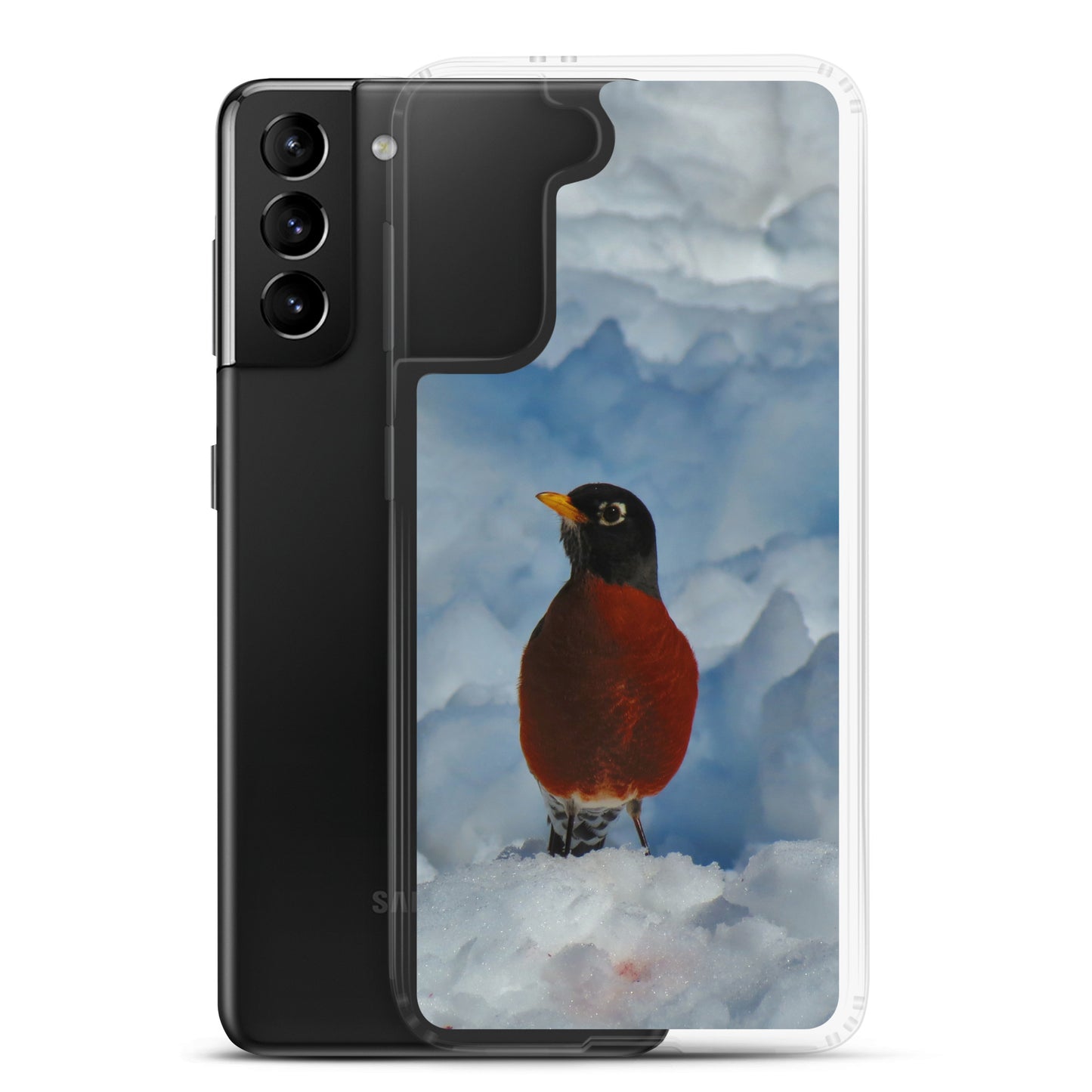 Étui transparent pour Samsung® - Winter Robin