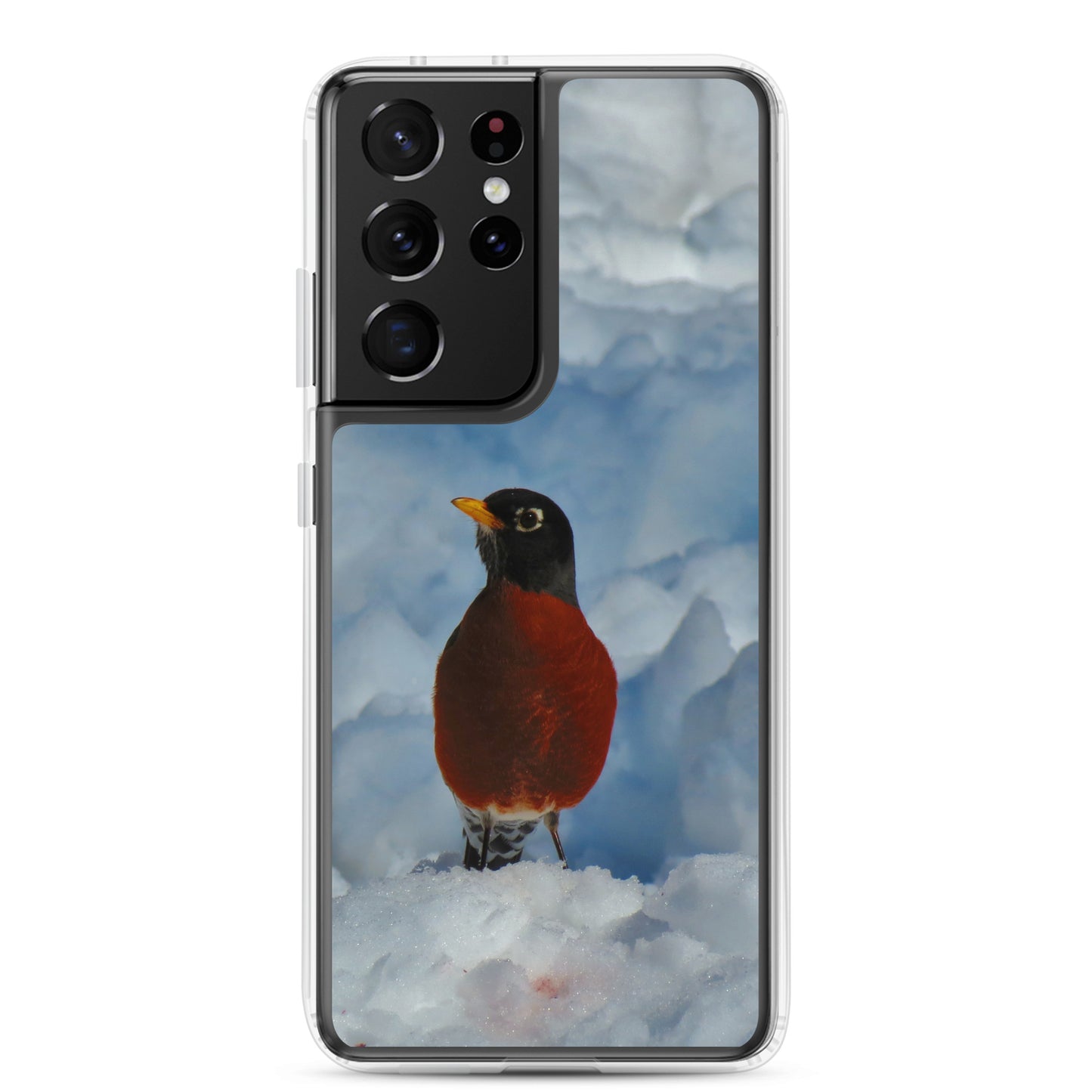 Étui transparent pour Samsung® - Winter Robin