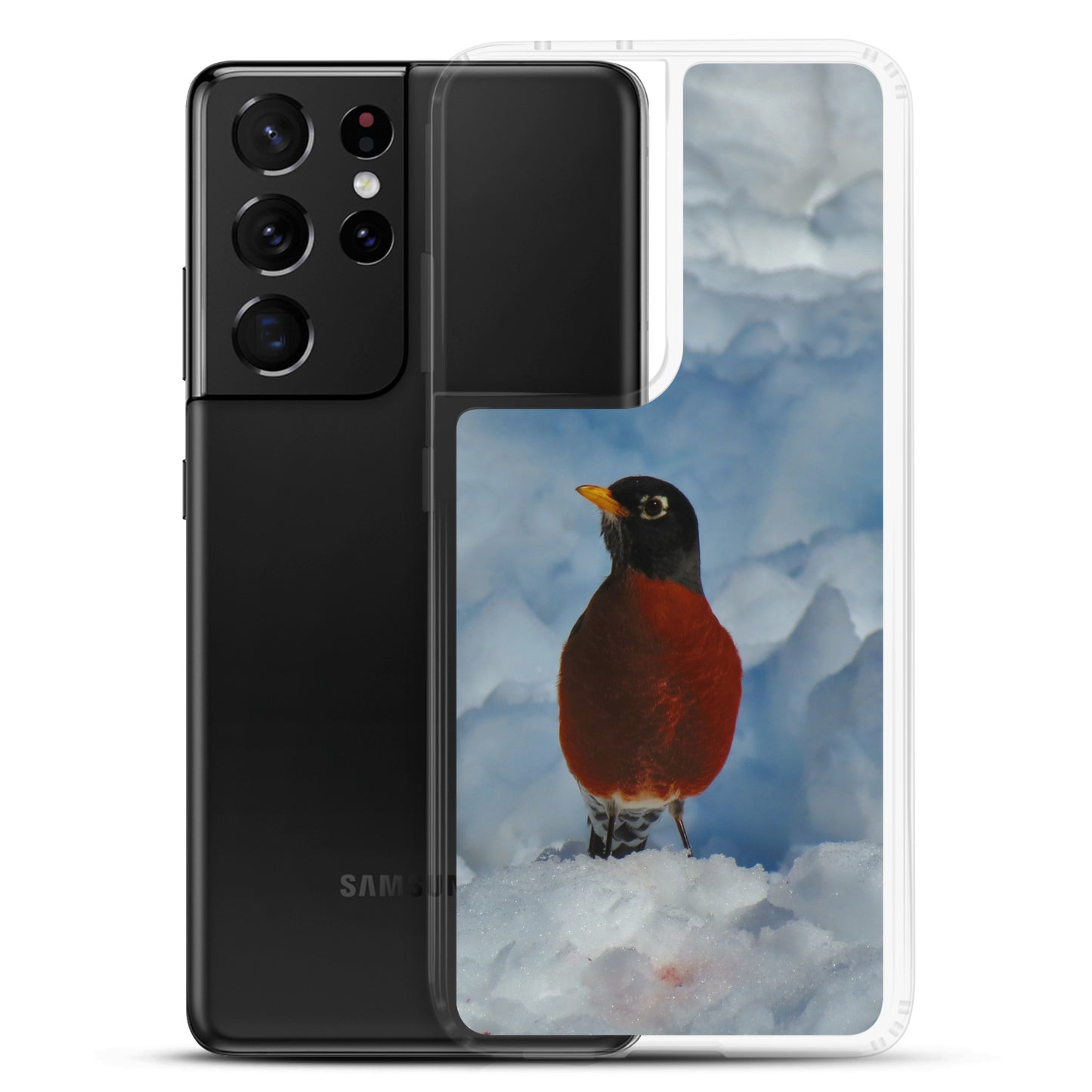 Funda transparente para Samsung® - Winter Robin