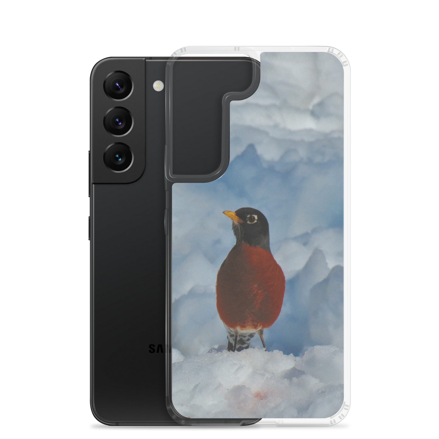 Funda transparente para Samsung® - Winter Robin