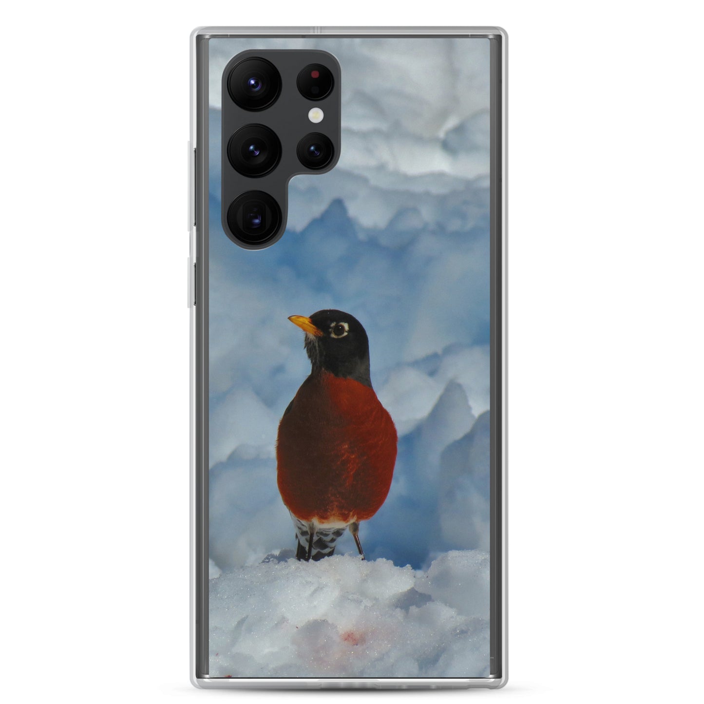 Étui transparent pour Samsung® - Winter Robin