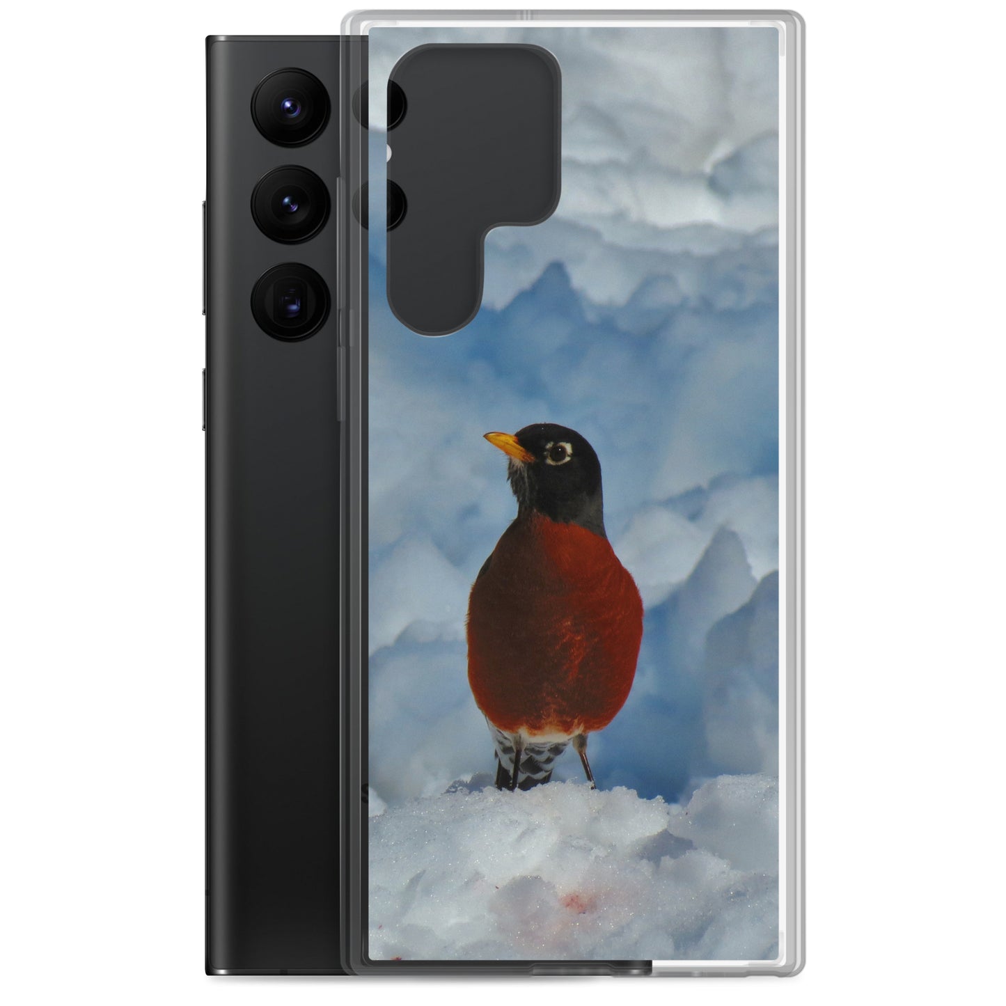 Funda transparente para Samsung® - Winter Robin