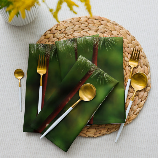 Cloth napkin set - Dandelion Wish