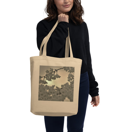 Eco Tote Bag - Sepia Cherry Blossoms