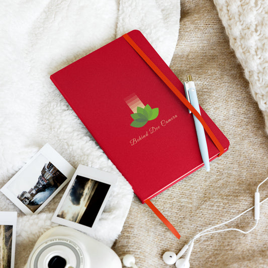 Hardcover bound notebook - Behind Dee Camera® logo