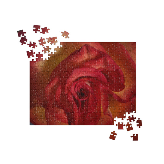 Jigsaw puzzle - Vermilion Rose