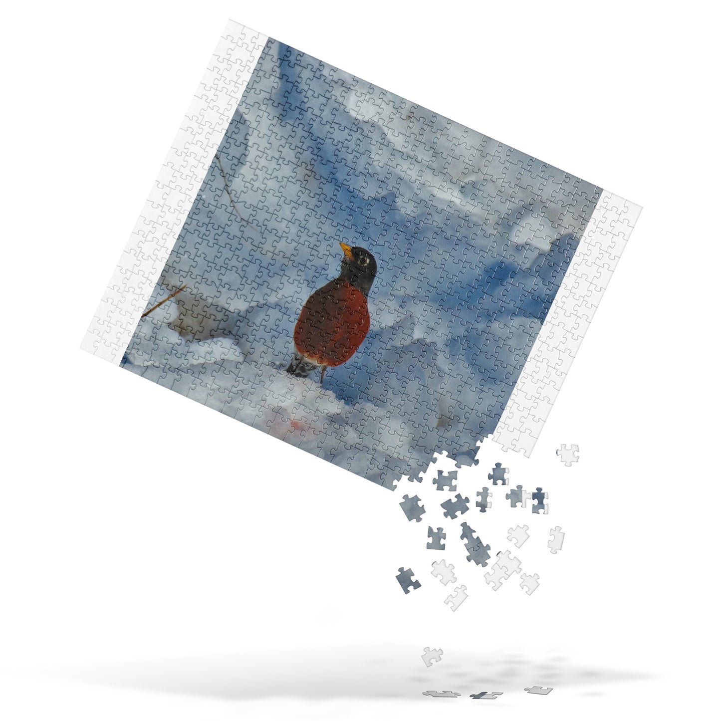 Puzzle - Winter Robin