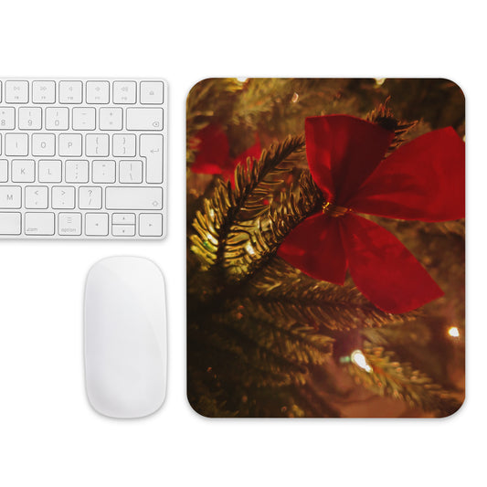 Mouse pad- Christmas Bows