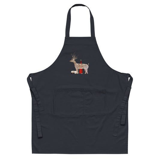 Organic Cotton Apron - Christmas Lights (w/out background)