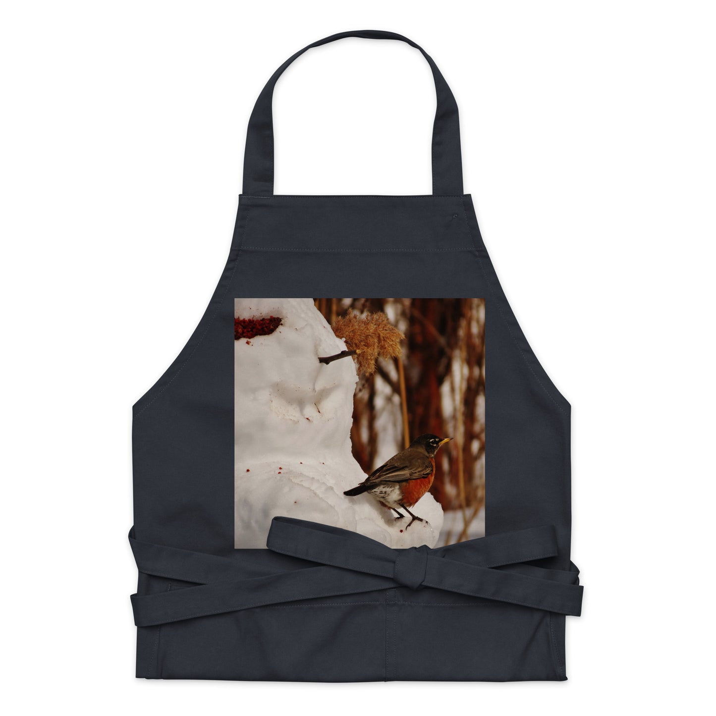 Organic Cotton Apron - Snowman & Robin