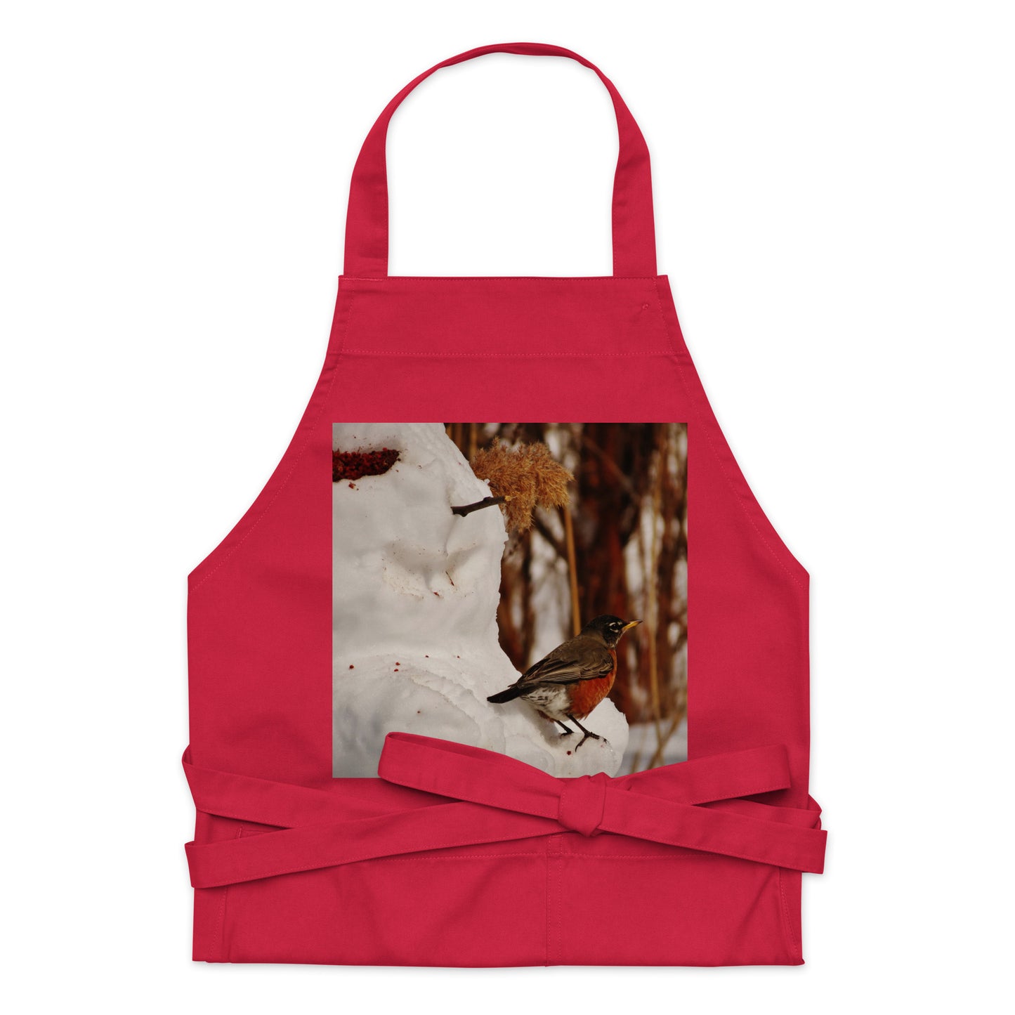 Organic Cotton Apron - Snowman & Robin