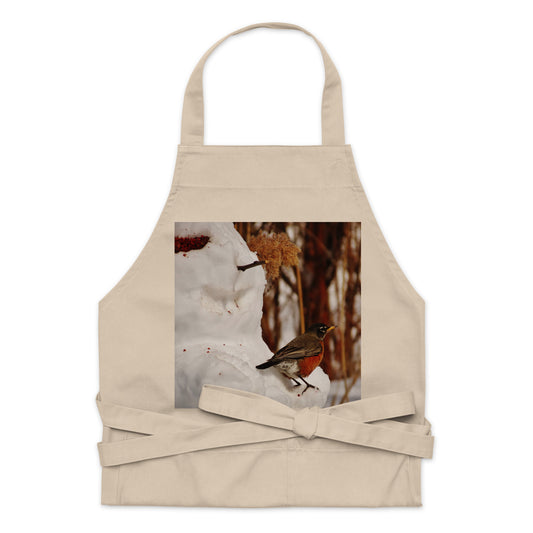 Organic Cotton Apron - Snowman & Robin