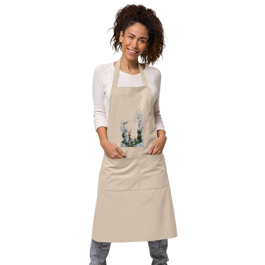 Organic Cotton Apron - Reindeer & Fawn