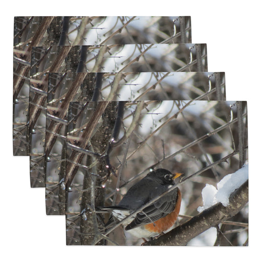 Ensemble de sets de table - Snowy Robin